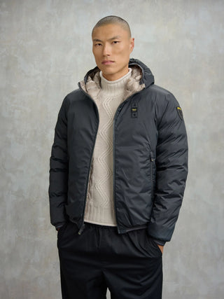 BLAUER PIUMINO DONALD CON CAPPUCCIO UOMO BLUC06141 007286 978EI