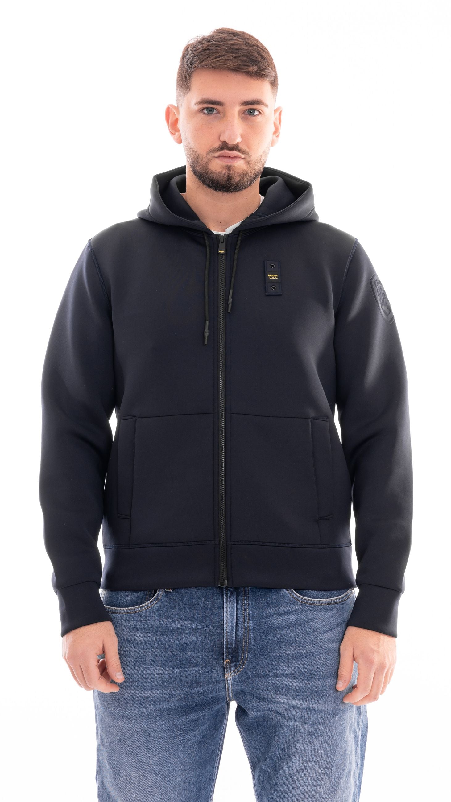 BLAUER COLBY HOODIE MEN'S BLUF02325 004745 888 – Euforie Vico Equense