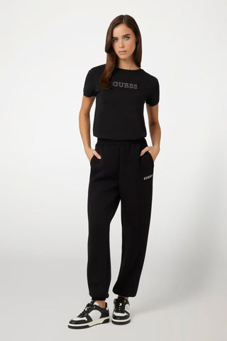 GUESS T-SHIRT GIROCOLLO V3BI11 J1314 JBLK
