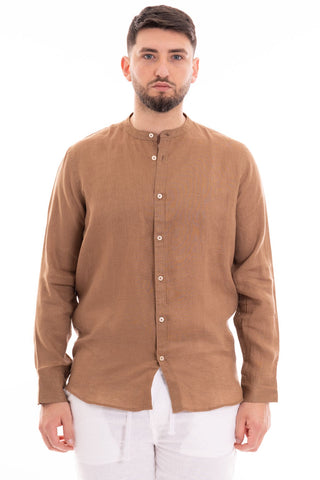 MARKUP CAMICIA MANICA LUNGA COREANA 100% LINO MK13002 TBC