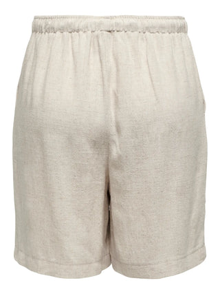 ONLY SIESTA PANTALONCINO IN LINO 15333032 MNB