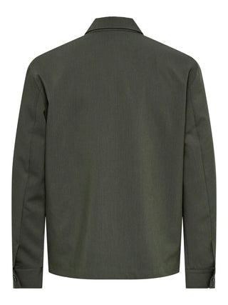 ONLY&SONS WILL GIACCA CON TASCHINO E ZIP 22038673 BLG