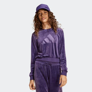 ADIDAS FELPA GIROCOLLO CON LOGO TINTA SU TINTA ADIDAS JR JW2437