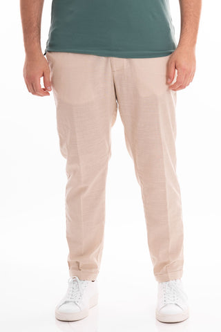 HYPS MEN'S LINEN TROUSERS MOLFETTA MODEL MOLFETTA 14 BEI