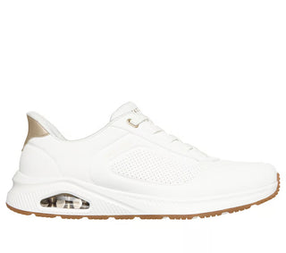 SKECHERS SCARPE ARCH FIT UNO RELAXING ON AI 190177 WHT