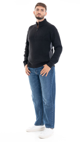 CALVIN KLEIN JEANS MAGLIONE MEZZA ZIP UOMO J326199 BEH
