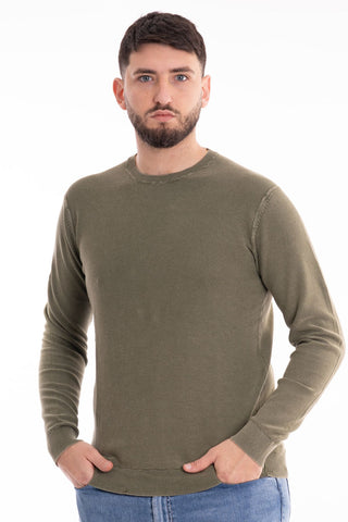 MARKUP CREW NECK SWEATER LONG SLEEVED POINT RICE MK690012 MLR