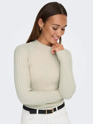 JACQUELINE DE YONG MAGDA CREW NECK LONG SLEEVE SWEATER 15238267 CMT