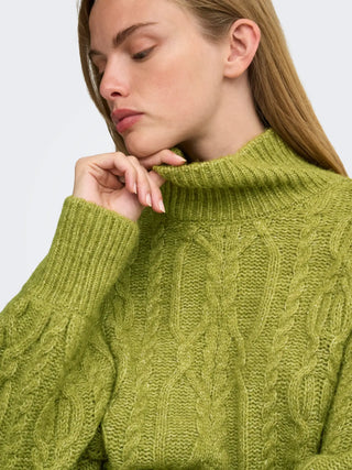 ONLY MAGLIONE HILDE A COLLO ALTO INTRECCIATO 15375336 CMS