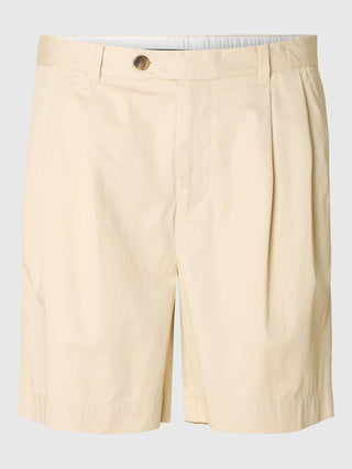 SELECTED HOMME LOOSE-ADAM BERMUDA IN COTONE UOMO 16096749 FOG