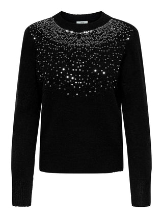 JACQUELINE DE YONG AMINA MAGLIONE CON GLITTER 15359708 BLK