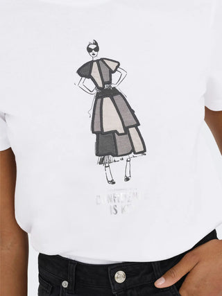 ONLY T-SHIRT EMMA LIFE DONNA 15329752 BCF