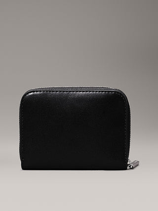 CALVIN KLEIN EMBOSSED WALLET WITH LOGO AND ZIP MEN K612437 BEH