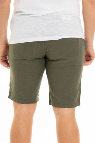 IMPURE MEN'S CHINO SHORT TROUSERS IN LINEN BLEND CHS1939 C03