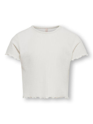 ONLY KIDS RIBBED T-SHIRT 15225338 CLD