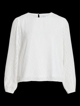 VILA T-SHIRT MIKA MANICA LUNGA GIROCOLLO DONNA 14107406 CLD