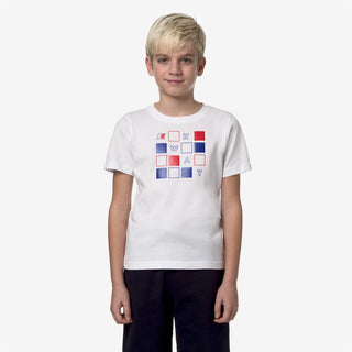 K-WAY T-SHIRT O. ODOM PUZZLE JR K3126TW 001