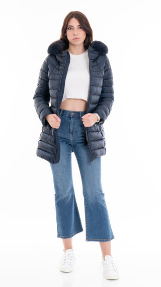 COLMAR GIUBBOTTTO IN PIUMA CON CAPPUCCIO IN PELLICCIA DONNA 2233E 2Y0 68