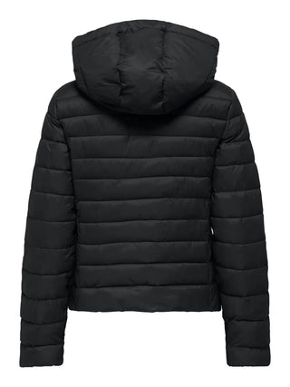 ONLY GIUBBOTTO TAHIA QUILTED CON CAPPUCCIO DONNA 15352020 BLK