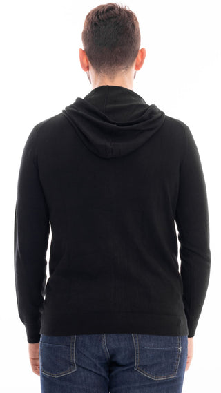 MARKUP MEN'S ZIP-UP HOODIE MK790126 BLACK