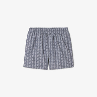 LACOSTE BOXER MARE MIDI CON STAMPA CON MONOGRAMMA MH9086 YIN