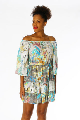 POSITANO BY JEAN PAUL KURTA S.GALLO COTONE MANICA LUNGA FANTASIA 51864 GRIGIO