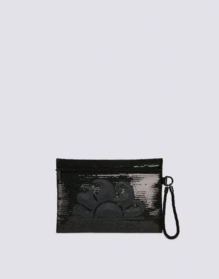 SUNDEK BORSA CON PAILLETTES E MANICO LATERALE IN CORDA AW912ABPA400 00401