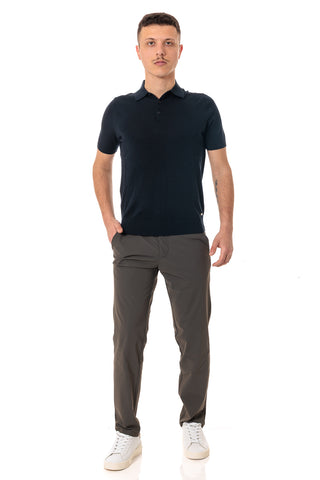 MARKUP POLO MEZZA MANICA IN COTONE MK10005 BLU