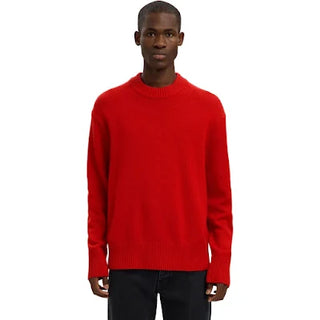 SELECTED HOMME CALLE MAGLIONE IN MISTO CASHMERE 16098345  RED