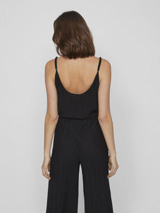 VILA T-SHIRT SENZA MANICHE PLISA DONNA 14096337 BLB