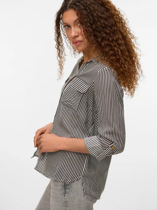 VERO MODA BUMPY CAMICIA DONNA (col: chocolate torte) 10275283 CLT