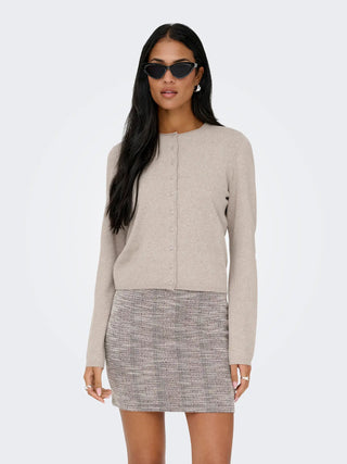 ONLY LOYAL CARDIGAN GIROCOLLO 15368959 BGE