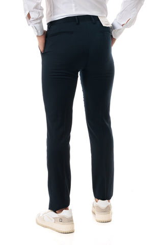 MARKUP PANTALONE CLASSICO IN  POLIVISCOSA UOMO MK89001 BLU