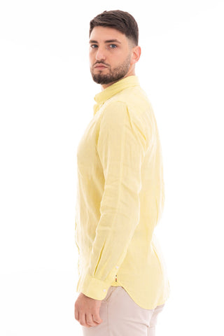 TOMMY HILFIGER M CAMICIA PIGMENT DYED SOLID REGULAR FIT MW34602 ZIN