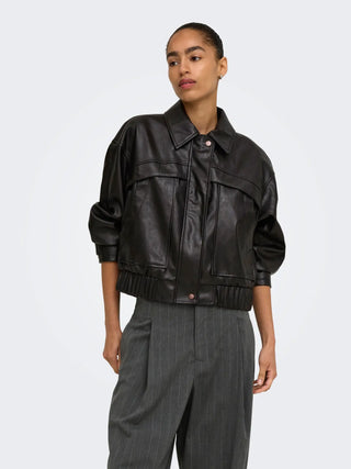 ONLY MELLE GIACCA IN PELLE CORTA 15373701 CLT