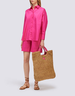 SUNDEK LAI STRAW BEACH BAG WITH LOGO AW825ABPA100 86700