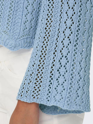 ONLY MAGLIONE NOLA LIFE 3/4 PULLOVER KNIT DONNA 15233173 LTB