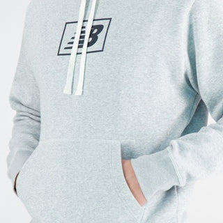 NEW BALANCE M HOODIE ESSENTIALS BRUSHED BACK MT33520AG