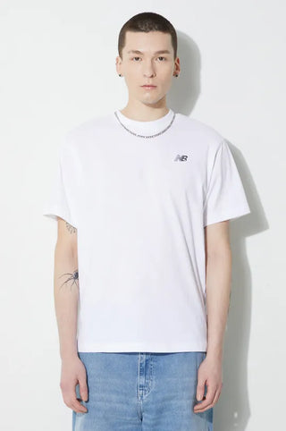 NEW BALANCE T-SHIRT SMALL LOGO UOMO MT41509WT