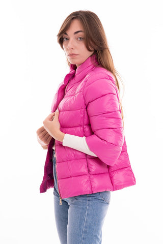 MARKUP W NYLON DOWN JACKET WITH 3/4 SLEEVES MW24002