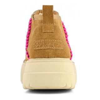 COLORS OF CALIFORNIA W BOOT WOOL THREADS SNEAKER SOLE BLAST01 TAN