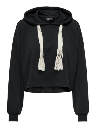 ONLY MEG LIFE LONG SLEEVES SWEATSHIRT UB WOMEN 15312120 BLK