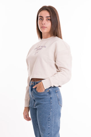 CALVIN KLEIN JEANS W VARSITY LOGO CREWNECK J221334