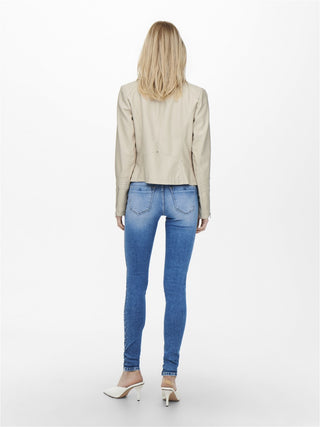 ONLY GIUBBOTTO GRMMA LEATHER BIKER DONNA 15153079 SVL