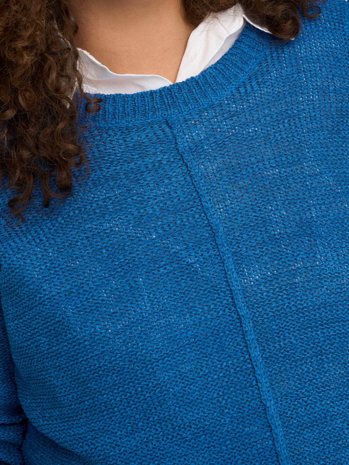 ONLY Carmakoma – Maglione Donna In Morbida Maglia A Coste, Girocollo, Vestibilità Regolare