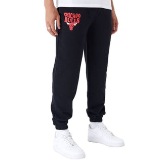 NEW ERA PANTALONE TUTA MESH PANEL RELAXED CHICAGO BULLS UOMO 60435499 001