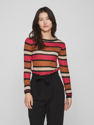 VILA W EMBER NEW LONG SLEEVES GLITTER KNIT 14088045