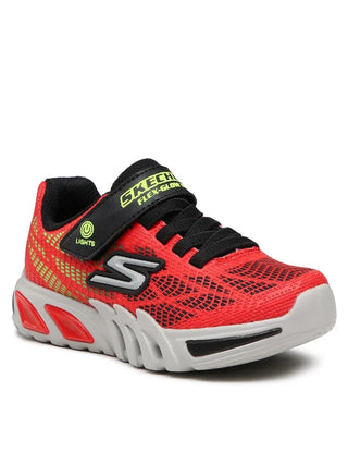 SKECHERS SPORTS SHOES FLEX GLOW ELITE VORLO JR 400137L RDBK