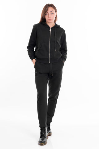 MARKUP W PANTALONE IN FELPA DRITTO CON RICAMO LOGO MW562005