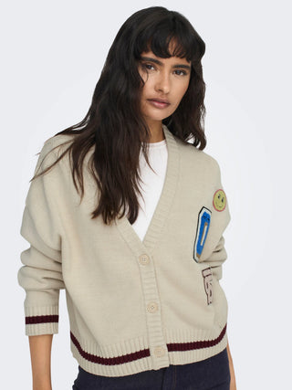 ONLY W CARDIGAN CHEER LONG SLEEVES LOOSE DETAIL KNIT 15301515